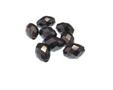 (image for) 16 x 10mm Gunmetal Bicone Glass Bead, 8 beads