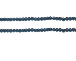 (image for) 4mm Petrol Jade-Style Glass Bead, approx. 110 beads