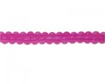 8mm Magenta Jade-Style Glass Bead, approx. 55 beads 8mm Magenta Jade-Style Glass Bead, approx. 55 beads