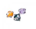 12 x 10mm Random Color Bumpy Lampwork Glass Bead, 6 beads 12 x 10mm Random Color Bumpy Lampwork Glass Bead, 6 beads
