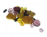 Approx. 1.5 - 2oz. Yellow Sun Glass Bead Mix Approx. 1.5 - 2oz. Yellow Sun Glass Bead Mix