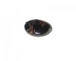 28mm Black Foil Handmade Lampwork Glass Bead 28mm Black Foil Handmade Lampwork Glass Bead