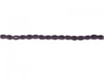 6 x 4mm Purple Faceted Rice Glass Bead, 14" string 6 x 4mm Purple Faceted Rice Glass Bead, 14" string