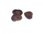 24mm Plum Foil Lampwork Heart Glass Bead, 3 beads 24mm Plum Foil Lampwork Heart Glass Bead, 3 beads