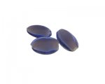 26 x 16mm Lilac Lampwork Glass Bead, 3 beads 26 x 16mm Lilac Lampwork Glass Bead, 3 beads