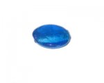 28mm Turquoise Foil Handmade Lampwork Glass Bead 28mm Turquoise Foil Handmade Lampwork Glass Bead