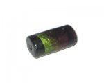 30 x 14mm Apple/Plum/Black Inside-Foil Column Lampwork Bead 30 x 14mm Apple/Plum/Black Inside-Foil Column Lampwork Bead