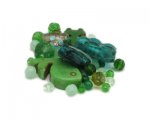 Approx. 1.5 - 2oz. Green Bead Mix Approx. 1.5 - 2oz. Green Bead Mix