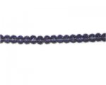8 x 6mm Purple Faceted Glass Rondelle Bead, 13" string 8 x 6mm Purple Faceted Glass Rondelle Bead, 13" string