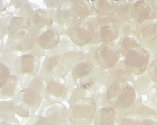 (image for) 6/0 White Inside-Color Glass Seed Beads, 1oz. bag