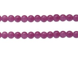 (image for) 8mm Violet Jade-Style Glass Bead, approx. 54 beads