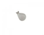 18 x 14mm Rock Crystal Gemstone Drop Pendant with bail 18 x 14mm Rock Crystal Gemstone Drop Pendant with bail