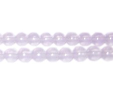 (image for) 8mm Lavendar Jade-Style Glass Bead, approx. 55 beads