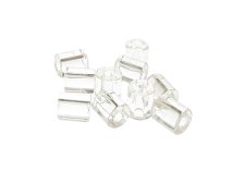 (image for) 10 x 8mm Crystal Column Glass Bead, 10 beads, large hole