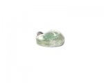 20 x 26mm Soft Turquoise Flower Glass Heart Pendant with bail 20 x 26mm Soft Turquoise Flower Glass Heart Pendant with bail