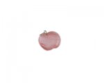 18 x 16mm Cherry Quartz Gemstone Apple Pendant with bail 18 x 16mm Cherry Quartz Gemstone Apple Pendant with bail