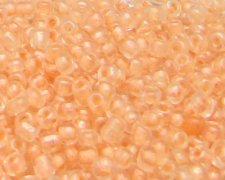 (image for) 11/0 Soft Peach Transparent Glass Seed Bead, 1oz. Bag