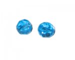 16 - 18mm Turquoise Hues Faceted Glass Bead, 4 beads 16 - 18mm Turquoise Hues Faceted Glass Bead, 4 beads