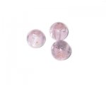 10mm Pink Foil Handmade Lampwork Bead, 6 beads 10mm Pink Foil Handmade Lampwork Bead, 6 beads
