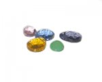 Approx. 1oz. Random Faceted Glass Drops - random color, random s Approx. 1oz. Random Faceted Glass Drops - random color, random s
