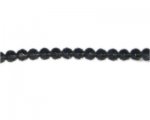 8mm Midnight Blue Faceted Glass Bead, 13" string 8mm Midnight Blue Faceted Glass Bead, 13" string