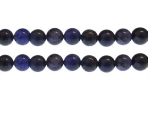 (image for) 10mm Dark Amethyst Gemstone Bead, approx. 20 beads