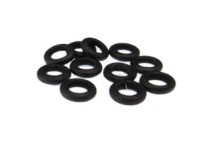 (image for) 16mm Black Dyed Coconut Ring, 15 rings