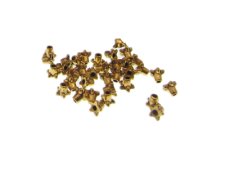 (image for) 4mm Gold Metal Bead Cap, approx. 40 caps