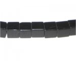 12mm Black Faceted Cube Glass Bead, 10 beads 12mm Black Faceted Cube Glass Bead, 10 beads