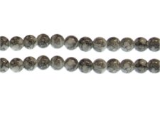(image for) 8mm Jasper-Style Glass Bead, approx. 35 beads