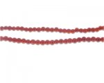 4mm Cherry Jade-Style Glass Bead, approx. 105 beads