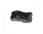 36 x 26mm Black Wavy Rectangle Handmade Lampwork Glass Bead 36 x 26mm Black Wavy Rectangle Handmade Lampwork Glass Bead