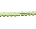 10 x 8mm Pale Gold Rondelle Pressed Glass Bead, 13" string 10 x 8mm Pale Gold Rondelle Pressed Glass Bead, 13" string