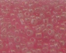 (image for) 11/0 Pastel Pink Ceylon Glass Seed Bead, 1oz. Bag