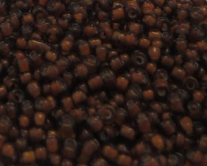(image for) 11/0 Brown Duo Inside-Color Glass Seed Bead, 1oz. Bag