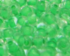(image for) 6/0 Green Inside-Color Glass Seed Bead, 1oz. Bag