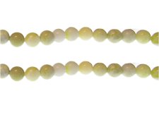 (image for) 8mm Light Green Gemstone Bead, approx. 23 beads