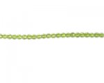 4mm Apple Green Glass Bead, 2 x 12" strings 4mm Apple Green Glass Bead, 2 x 12" strings