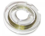 Gold Coated Nylon 7-Strand Wire, size 0.015", approx. 3 feet