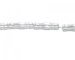 26 x 8mm Crystal Tube Glass Bead, 12 beads 26 x 8mm Crystal Tube Glass Bead, 12 beads