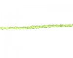 6 x 4mm Apple Green Faceted Rice Glass Bead, 13" string 6 x 4mm Apple Green Faceted Rice Glass Bead, 13" string