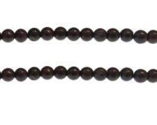 (image for) 8mm Dark Brown Gemstone Bead, approx. 23 beads