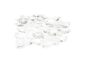 (image for) Approx. 1oz. 10x6mm Crystal Faceted Side-drill Glass Disc Beads