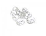 14 x 10mm Crystal Faceted Oval Glass Bead, 12 beads 14 x 10mm Crystal Faceted Oval Glass Bead, 12 beads