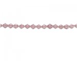 6mm Plum Faceted Bi-cone Glass Bead, 2 x 12" strings 6mm Plum Faceted Bi-cone Glass Bead, 2 x 12" strings