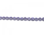 6mm Pale Purple Faceted Glass Bead, 14" string 6mm Pale Purple Faceted Glass Bead, 14" string