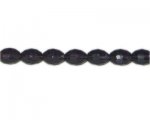 14 x 10mm Purple Faceted Glass Oval Bead, 13" string 14 x 10mm Purple Faceted Glass Oval Bead, 13" string