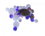 Approx. 1.5 - 2oz. Purple Place Glass Bead Mix Approx. 1.5 - 2oz. Purple Place Glass Bead Mix