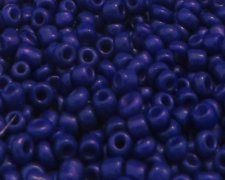 (image for) 11/0 Blue Opaque Glass Seed Beads, 1oz. bag