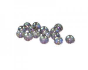 8mm Morning Gray Galaxy Luster Glass Bead, approx. 33 beads